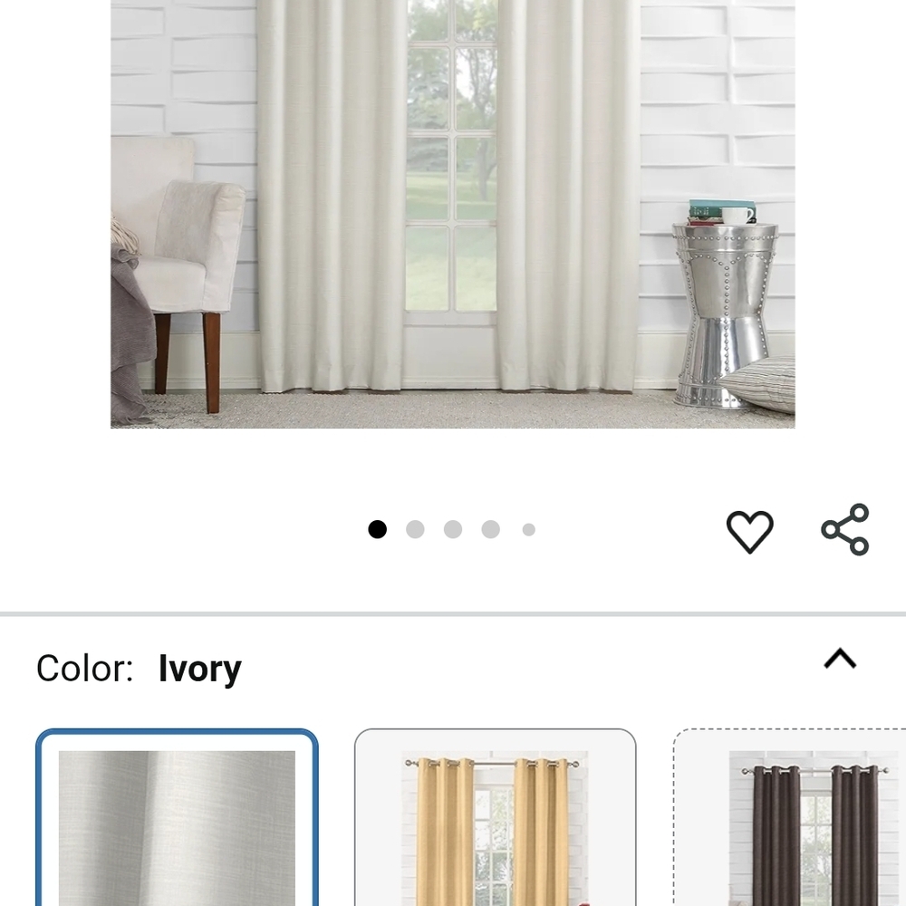 Lichtenberg White Curtain Panel